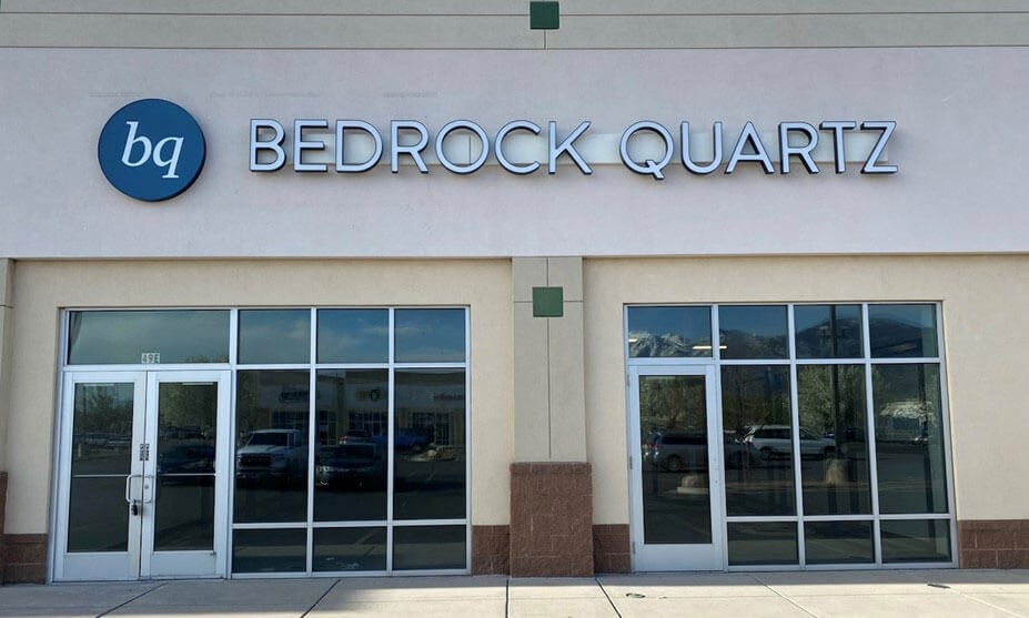 Bedrock Quartz Spanish Fork showroom.