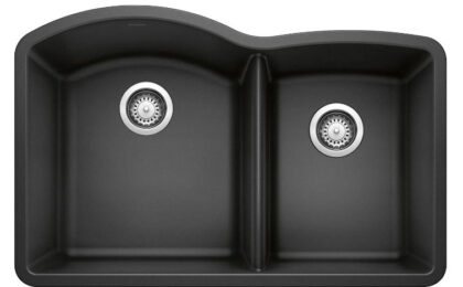 Blanco Anthracite dual basin composite sink