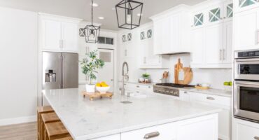 The Full Kitchen Remodel When to Install Countertops | Bedrock Quartz