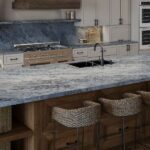 Atlantis Azul quartz - kitchen