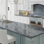 Atlantis Azul quartz - kitchen