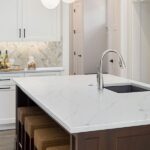 Calacatta Ultra Quartz kitchen