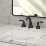 Crema Claret quartz - bathroom sink