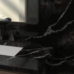 Ijen Noir quartz - bathroom