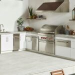 Silver Falls granite kitchen countertop install