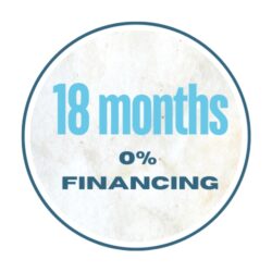 18 months 0 financing promotion logo