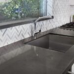sink scene slate grey