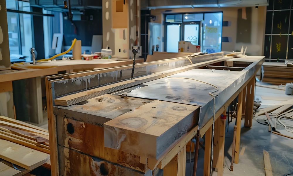Removing Old Countertops Leave the Sledgehammer in the Garage