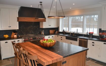 Have You Ever Considered Combining Stone With Butcher Block?