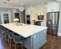 Calacatta Laza Kitchen Install